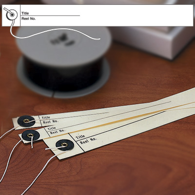 Microfilm Reel Identification Tags