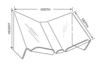 Tilt Back Open Book Stand